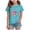 Sky Blue, variant on Toddler Girls Clothes T-Shirt Short Sleeve Donut Graphic Tee Cartoon 2-14T Girl Shirt Summer (Black, 7-8 Years)