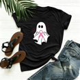 thumbnail image 6 of IMENGL Tops for Women Short Sleeve Casual Neck Printed Graphic Tee Daily Outfits Loose Basic Women's Short Sleeve T Shirts,M-XXXL, 6 of 6