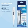 thumbnail image 7 of Veridian 60-Second Digital Thermometer | Fever Alert | Clinical Rigid Tip | Case & Probe Covers, 7 of 7