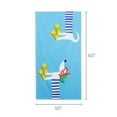 thumbnail image 6 of Mainstays Kids Cotton Blend Beach Towel, 30 x 60 Inches, Snorkel Dog, 6 of 6