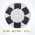 thumbnail image 2 of Deluxe 20% brighter Silver Solar Flag Pole Light, 100% flag coverage, 2 of 7