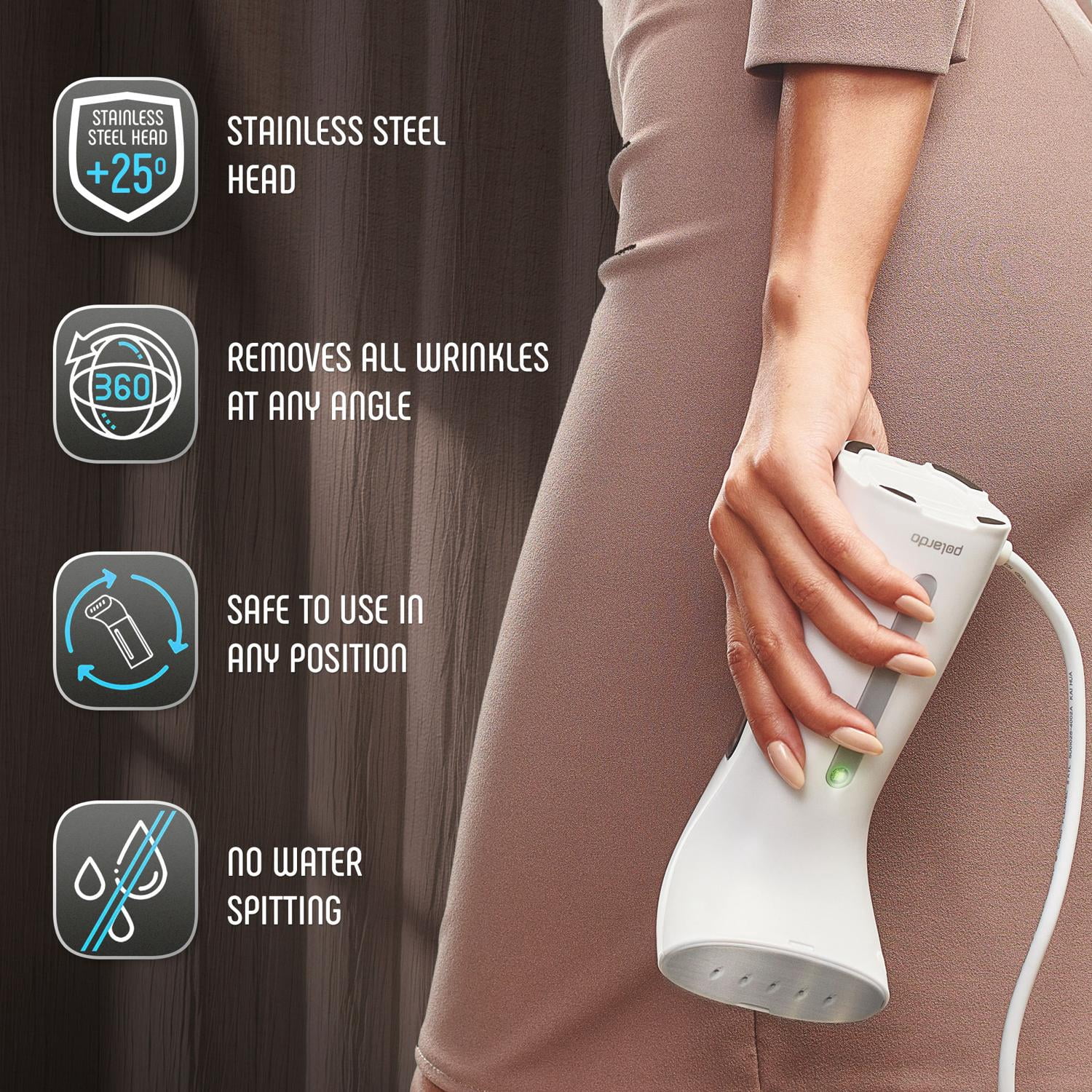Steamer for Clothes, White Portable Garment Steamer, Handheld Clothes Steamer, Travel Steamer for Clothes, Portable Clothing Steamer Wrinkle Remover