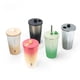 thumbnail image 1 of Taza de vacío de acero inoxidable 304, taza de café con pajita degradada, gran capacidad, taza de hielo para mantener el frío, 1 of 5