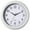 White, variant on Decorative Classic Round Wall Clock For Living Room, Kitchen, Dining Room, Plastic