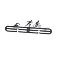 thumbnail image 4 of Percha para exhibición de medallas, marco para soporte de medallas, hierro resistente fácil de instalar para deportes, correr, soporte para medallas p Triatlón, 4 of 8