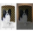 thumbnail image 2 of Caroline's Treasures SS4298CNL Papillon Candy Corn Halloween Portrait Ceramic Night Light, 6x4x3", multicolor, 2 of 2