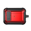 thumbnail image 1 of Adecuado para funda rígida Airpods Pro - Negro + rojo, funda híbrida dos en uno, protección blindada resistente, a prueba de golpes y resistente, carga inalámbrica de cuerpo completo, 1 of 4