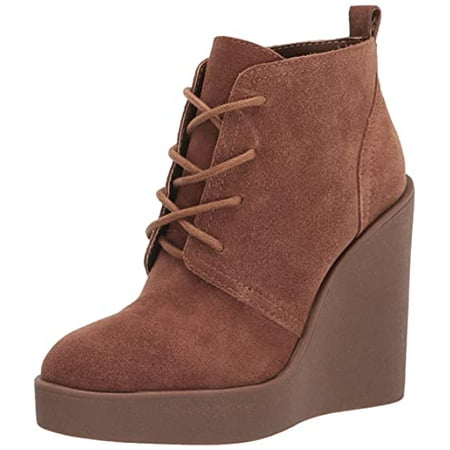 

Jessica Simpson Women s Mesila Wedge Bootie Ankle Boot Tobacco 9.5