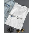 thumbnail image 3 of More Love Quote Shaped T-Shirt Women -Image by Shutterstock, Female x-Large, 3 of 4