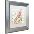 thumbnail image 2 of Trademark Fine Art "Sweet Pea" Canvas Art by Color Bakery White Matte, Silver Frame, 2 of 4