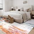 thumbnail image 3 of Lochas Modern Abstract Rugs Fluffy Vintage Area Rug for Living Room Bedroom Carpet Home Decor,5'x7',Beige, 3 of 6