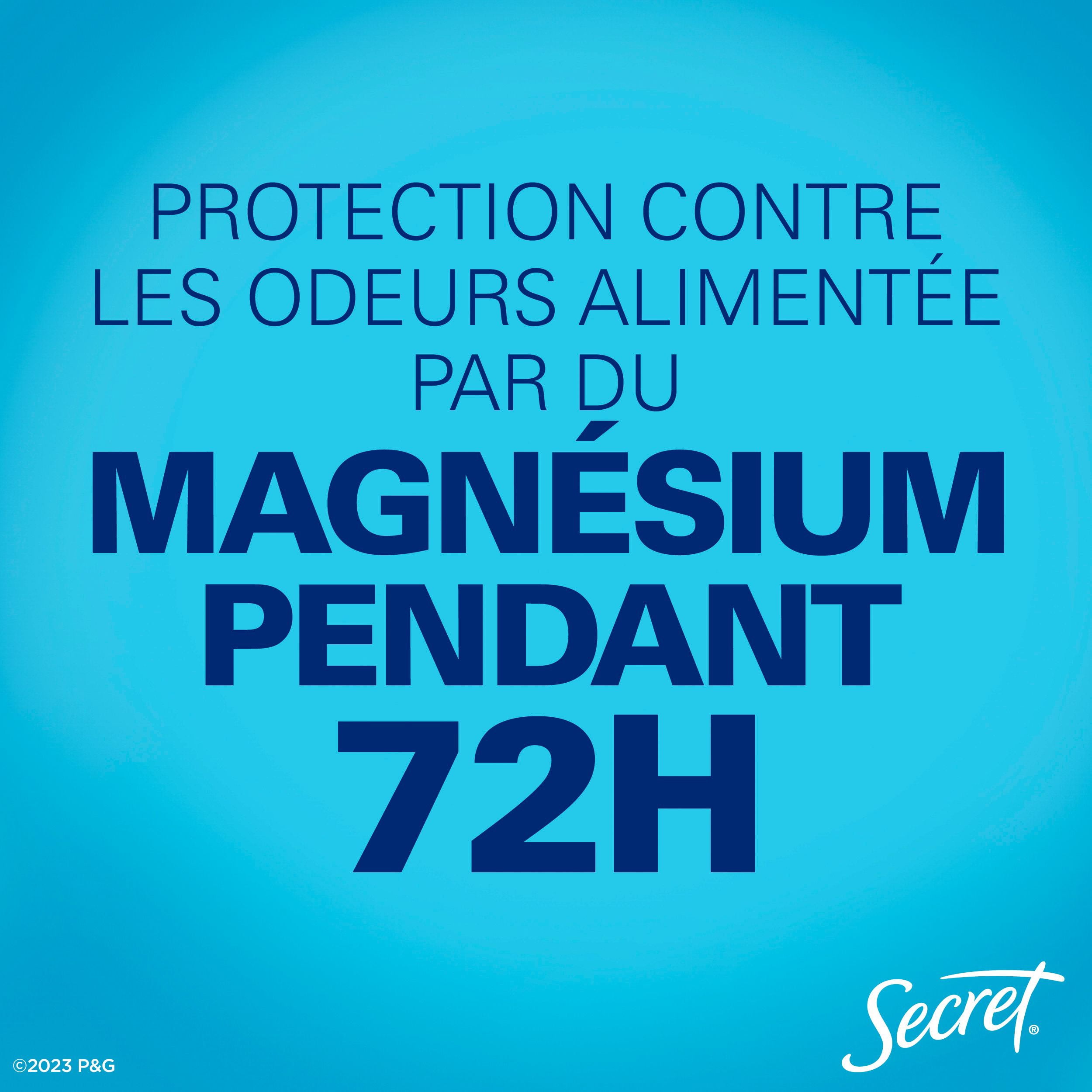 Secret Aluminum Free Clear Solid, Clear Waterlily Scent, 68g