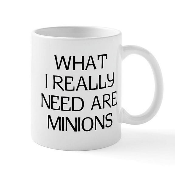 CafePress - What Minions - 11 oz Ceramic Mug - Novelty Coffee Tea Cup