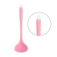 thumbnail image 4 of Cateissary Cuchara de silicona Cuchara de sopa de mango largo Cucharón Anti-escaldado Cucharas grandes para servir Utensilios de cocina de Cocina y Comedor Rosa claro, 4 of 6