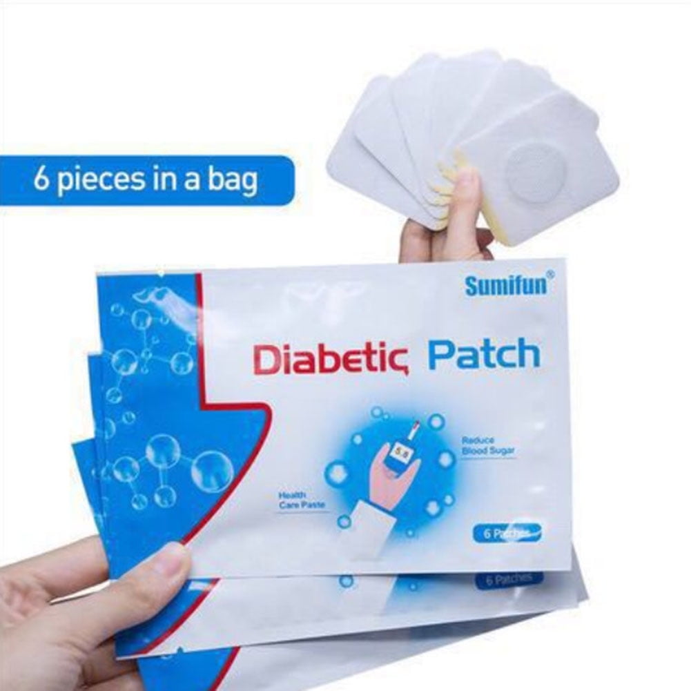 6Pcs Diabetes Patch Reduce High Blood Sugar Diabetes Patch