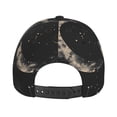 thumbnail image 3 of Kdxio Unisex Abstract Starry Sky Moon Pattern Baseball Cap Unisex Washed Classic Adjustable Hat, 3 of 5