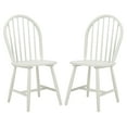 thumbnail image 3 of SAFAVIEH Camden Spindle Back Dining Chair, Off-White, Set of 2, 3 of 13