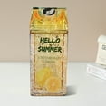 thumbnail image 3 of Bouteille d'Eau en Verre et Bouteille Style Carton de Lait Oz à Double Paroi avec Récipient Carton de Lait Transparent Étanche Réutilisable pour Sports de Plein Air Voyage Camping, 3 of 5