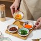 thumbnail image 4 of Platos aptos for servir postres, ensaladas, crema, salsas for sushi, aperitivos y salsa de soja., 4 of 6