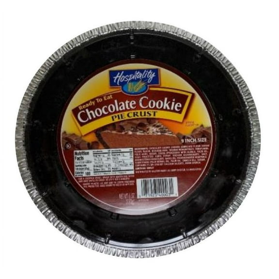 (Price/Case)Hospitality Chocolate Cookie Pie Crust 12/6oz, 165202
