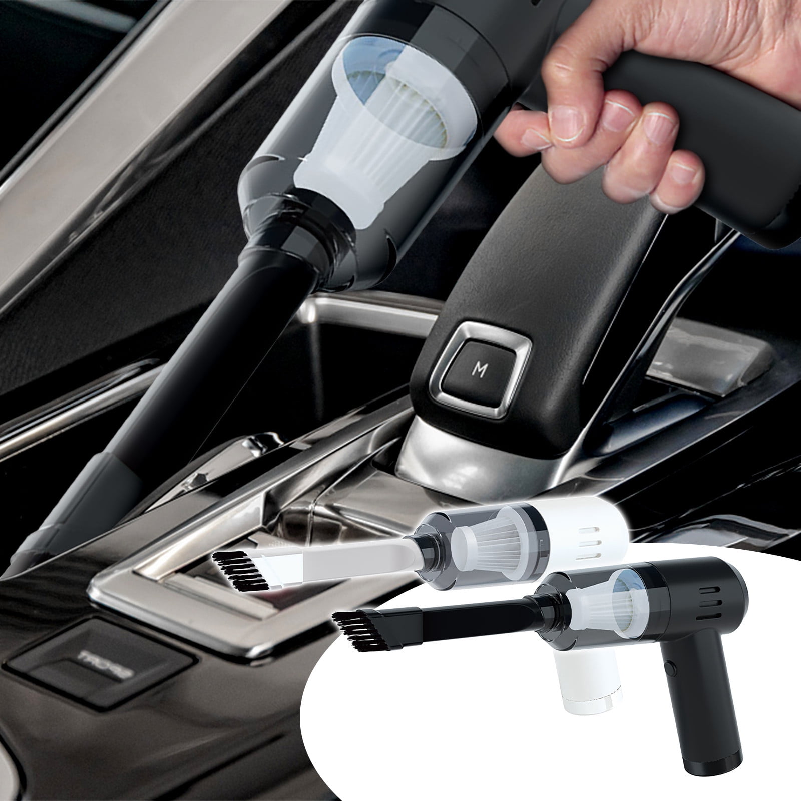 Wovilon Stick Vacuums Electric Brooms Car Vacuum Cleaner Wireless Portable Handheld Car Household Small Vacuum Cleaner For Car