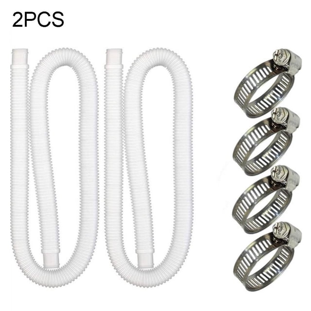 Tuyau de Piscine Étanche Flexible pour Pompe hors Sol avec Clips