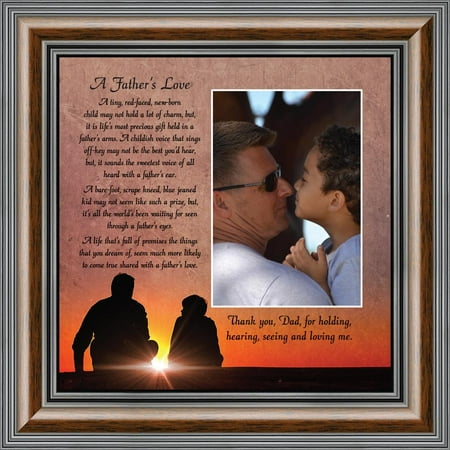 a father s love personalize and meaningful picture frame gifts for