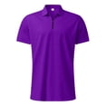thumbnail image 6 of Men Outfits 2 Piece Stylish Lightweight Cool T-Shirt and Shorts Stretch Classic Slim Fit Sports Track Suits Beach Summer Clothing Purple Size Purple, 6 of 6