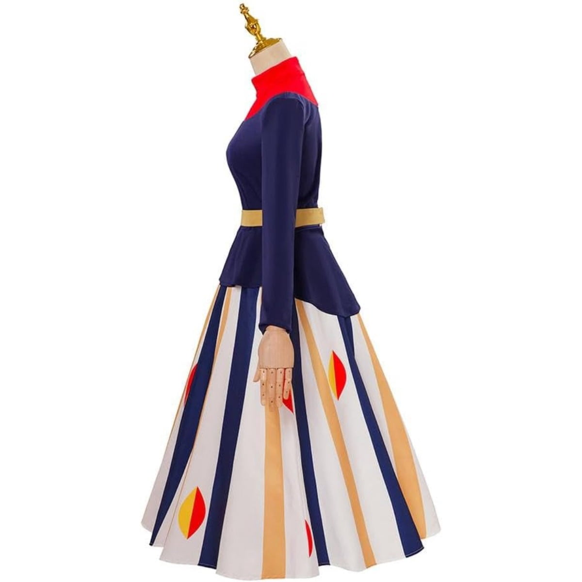 Women's Retro-Inspired Franny Robinson Costume Set - Printed Top & Skirt Outfit