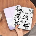 thumbnail image 6 of Tuohive Trifold Stand iPad Case for Pro13 13in Auto Wake Sleep Case TPU Smart Stand Back Cover with Pen Slot,Panda, 6 of 12