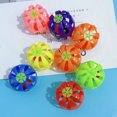 thumbnail image 2 of Visland 10Pcs Cat Toy Cat Ball Toy with Bell Scratch-Resistant Fun Pumpkin Shape Pet Training Toy Pet Supplies, 2 of 7