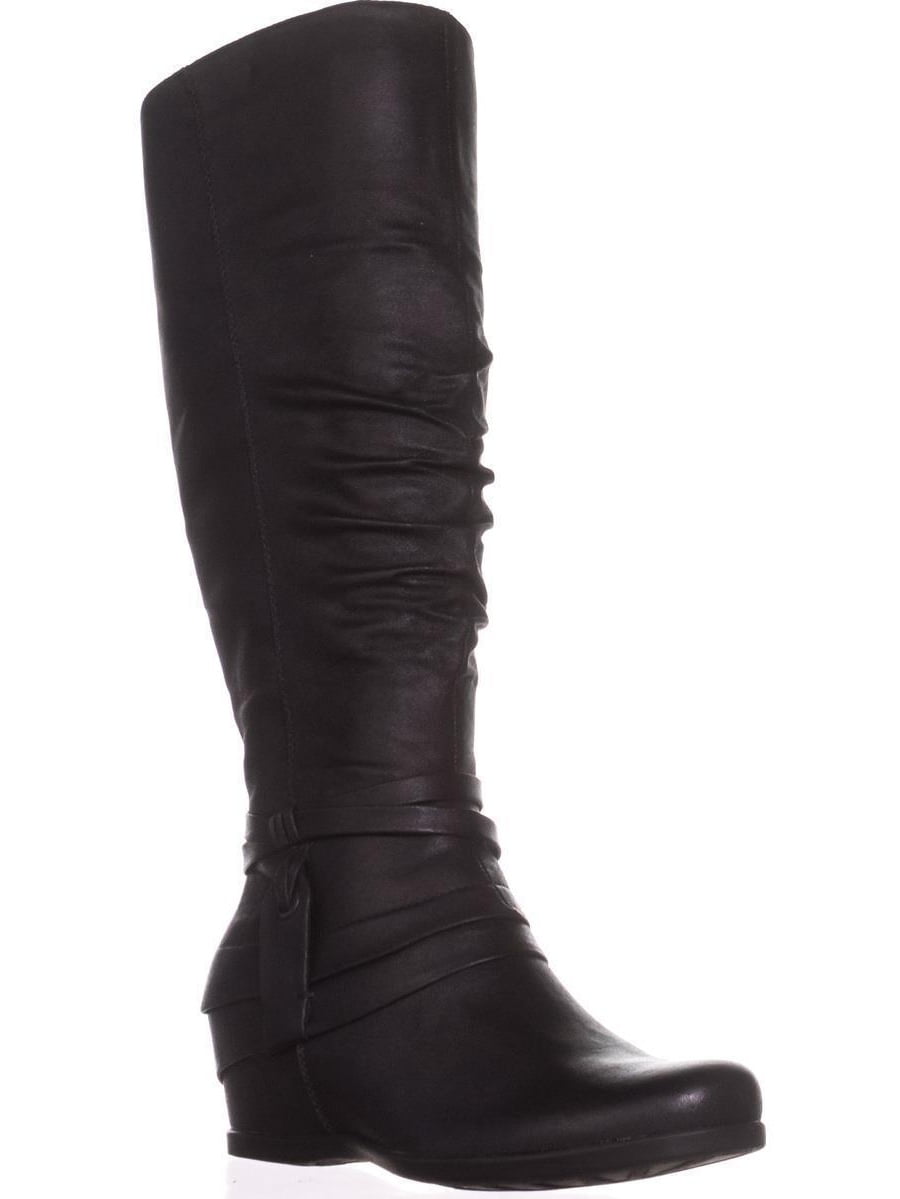 Womens BareTraps Quarles Riding Boots Black 6 US