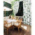 thumbnail image 5 of nqOlkjepod Outdoor Curtains for Patio Waterproof, Watercolor Eucalyptus Outdoor Privacy Panels Grommet, Botanical Elegant Leaves Blackout Outside Curtains for Porch/Cabana/Pergola 54"x95", 1 Panel, 5 of 8