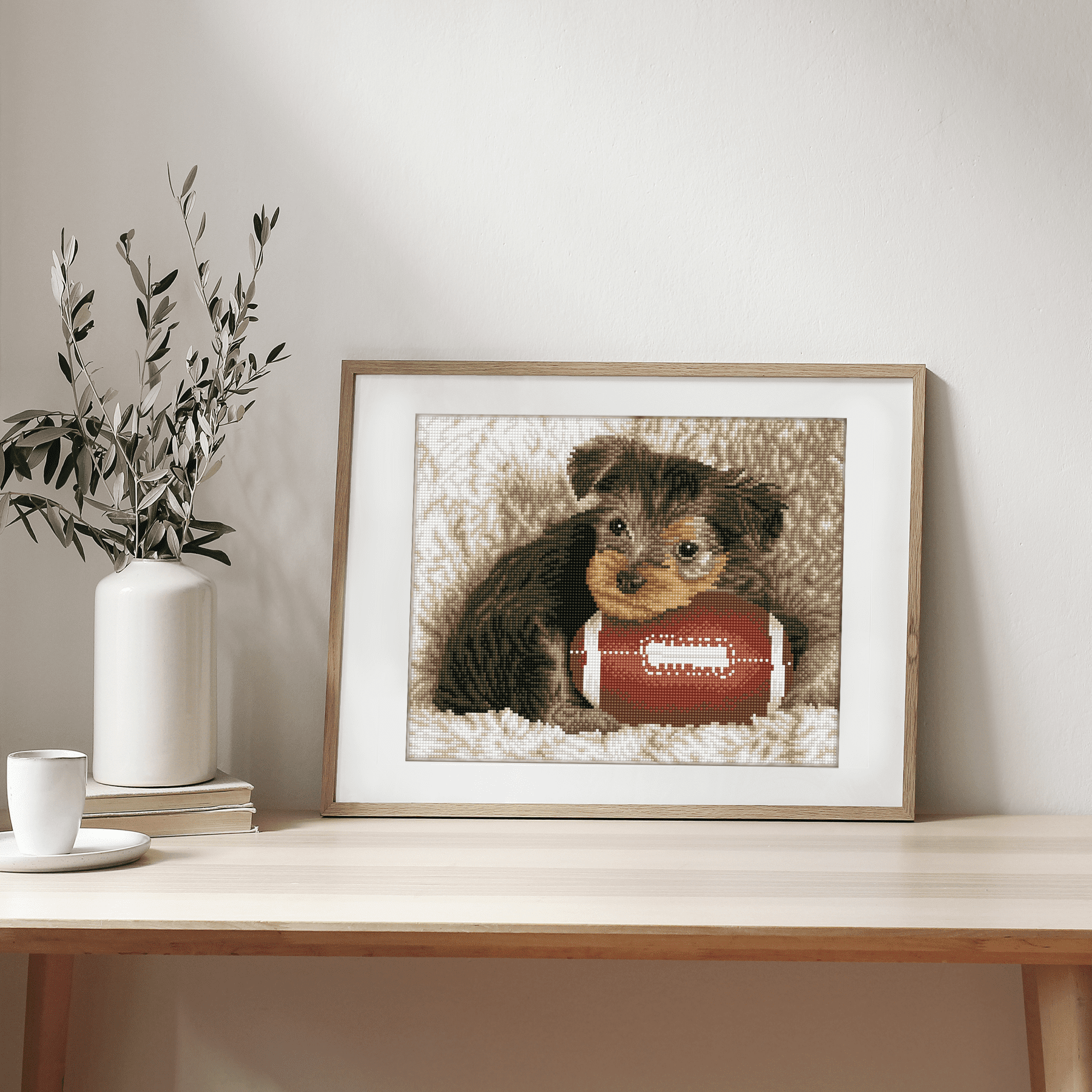 Diamond Dotz Footy Pup Diamond Painting Kits for Adults - Diamond Art Kits a Relaxing Creative Craft Kit with Dotz Gems 12.2x16.1