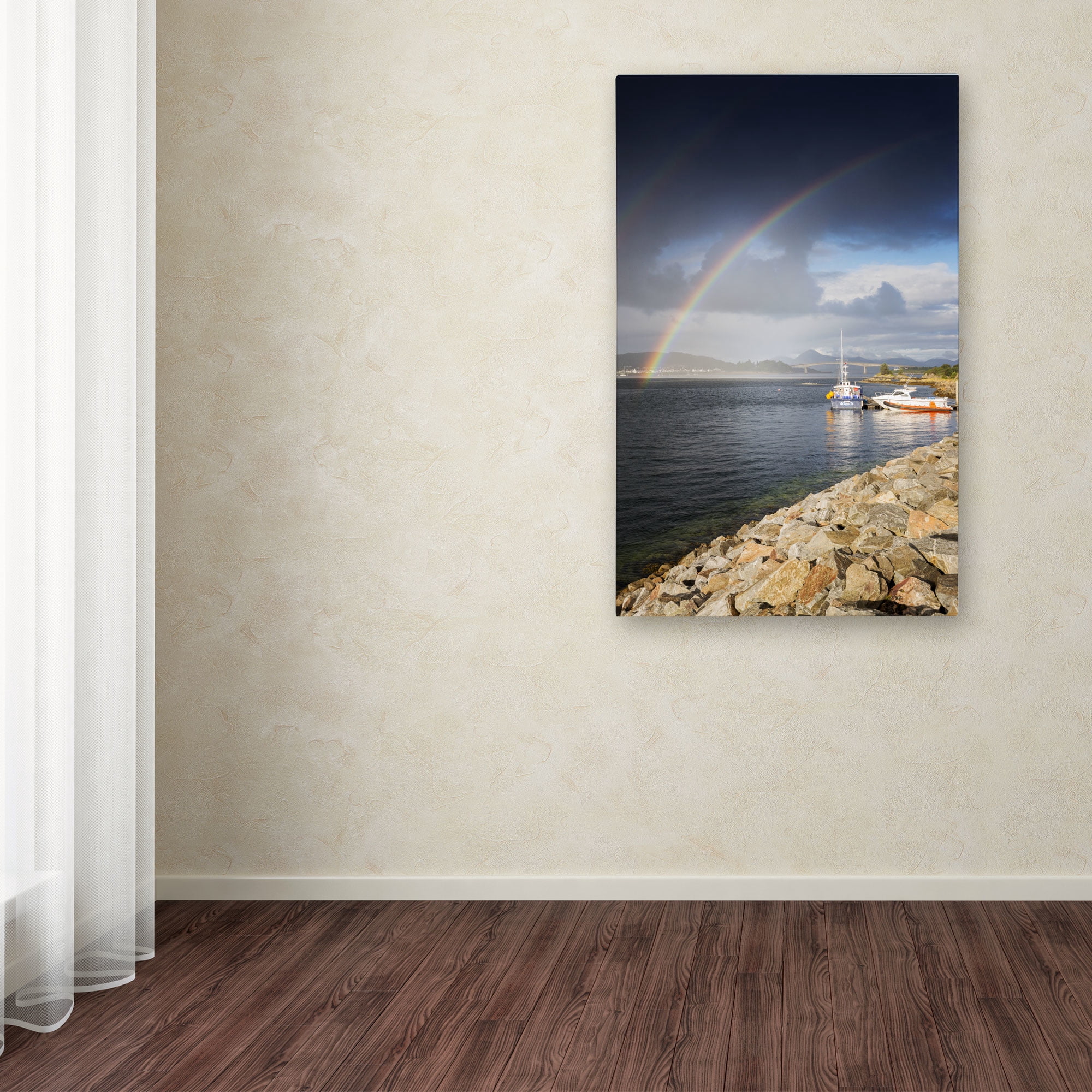 Trademark Fine Art "Over the Rainbow" Canvas Art by Philippe Sainte-Laudy