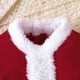 thumbnail image 5 of Disfraz de Papá Noel para bebé, mono de Papá Noel con gorro, conjunto navideño a juego para niña, ropa de invierno para bebé de 6 a 12 meses, 5 of 6