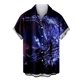 thumbnail image 1 of Hombres Casual Botones Playa Sin posicionamiento Estampado Turndown Camisa de manga corta Blusa Pompotops  oipoqjl46262, 1 of 5