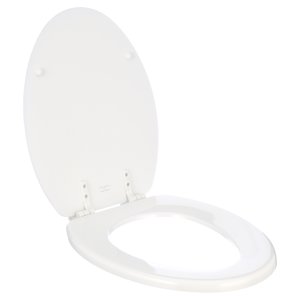 Mayfair Edgewater Elongated Wood Toilet Seat