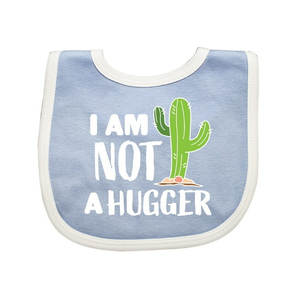 Download I am Not a Hugger with Cactus Baby Bib - Walmart.com ...