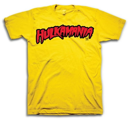 WWE Hulk Hogan Hulkamania Adult T-Shirt (Best Hulk Hogan Matches)