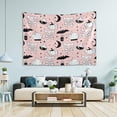 thumbnail image 7 of Coolnut Happy Halloween Tapestry 80x60 Inche Wall Hanging Tapestry Wall Art Hanging Tapestries Bedroom Living Dorm Room Wall Decor Fabric Home Decor Gifts, 7 of 7