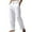 White, variant on Men's Casual Pants Modern Everyday Wear for Spring and Autumn with High Rise and Straight Leg Comfort White M