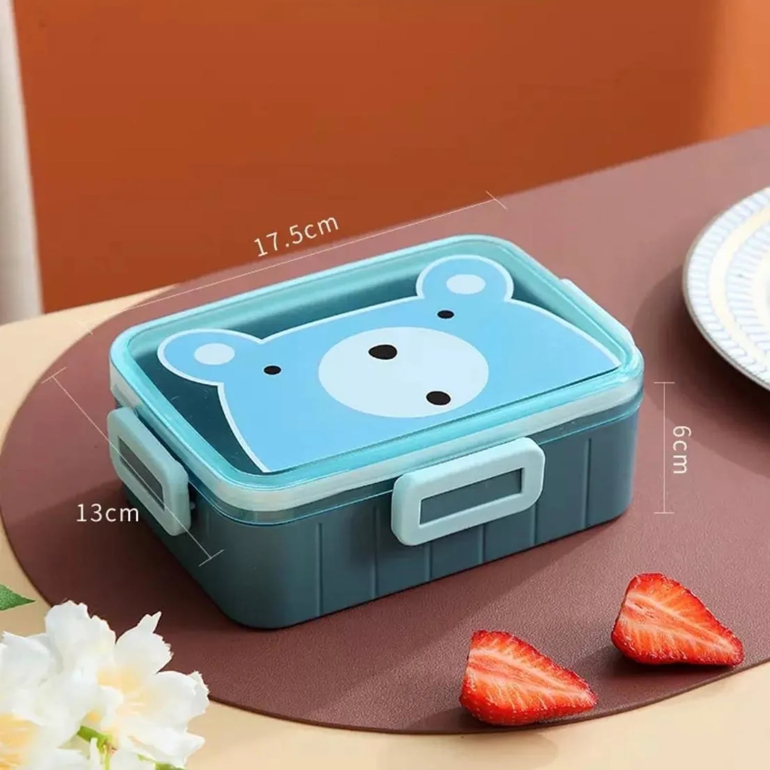 Tuelip Microwave Safe Lunch Box For School Kids Boys &  Girls, Office 3 Containers Lunch Box 