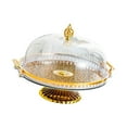 thumbnail image 4 of yotijay Cake Display Stand with Dome Cover Footed Cake Plate for Candy Donut Cookies A, 4 of 9