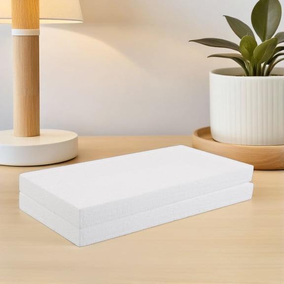 LOLIPPYY 10Pcs Polystyrene Foam Sculpting Blocks White for DIY Crafts Floral Decorations and Modeling