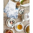 thumbnail image 4 of Blue Coastal Kitchen Dish Towels for Drying Dishes Set of 3, Summer Eucalyptus Beach Ocean Starfish Nautical Waffle Weave Microfiber Hand Tea Bathroom Towels Quick Dry Absorbent Towel 15.7x23.6, 4 of 7