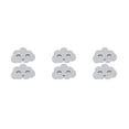 thumbnail image 1 of Guardoinrt 2pcs Cute Smiling Clouds For Decorative Wall Stickers Cloud Wall Boards ABS 3d Wall Board Easy To Install type 1 3Set, 1 of 6