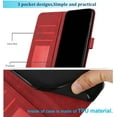 thumbnail image 5 of S22 Case Wallet 2022, for Galaxy S22 Case,[Wrist Strap][Card Holder Slots][Kickstand] Premium PU Leather S22 Phone Cases Flip Cover  Protective for Samsung Galaxy S22 Case (Red), 5 of 14