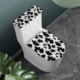 thumbnail image 2 of HELLHERO Cow-Patterned Toilet Lid Covers Set Stretch Toilet Seat Lid Cover Set & 2 Pack Universal Fits All Toilet Shapes, 2 of 8