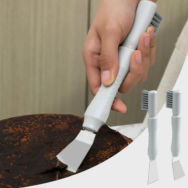 Cuchillo de limpieza desengrasante para campana extractora Cuchilla de cocina Descalcificador inferior Raspador de aceite Pala pequeña Cepillo de limpieza de cuchillas Akmoler